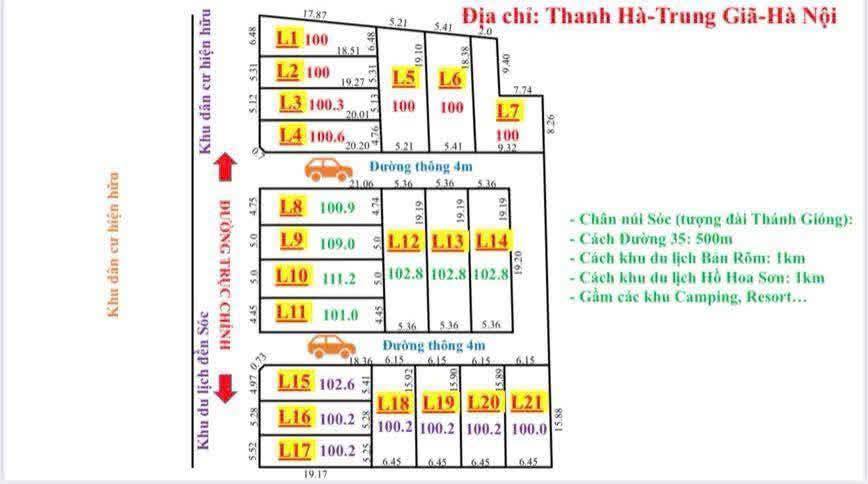 Lô đất đẹp Trung Giã Sóc Sơn 100m² giá thỏa thuận - Tiềm năng đầu tư sinh lời!