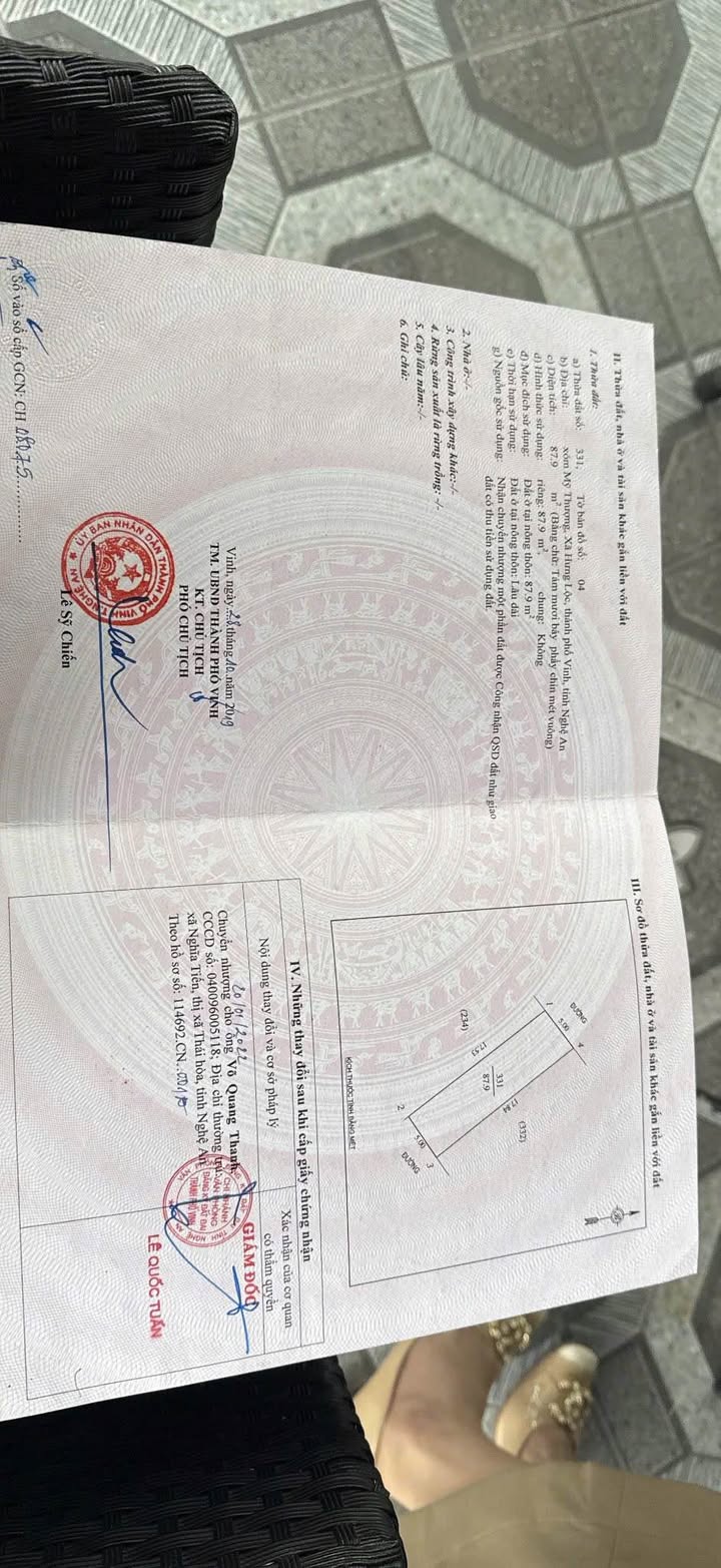 Đất nền Hưng Lộc, Vinh 87m² giá 2.1 tỷ - Pháp lý rõ ràng, chính chủ bán!