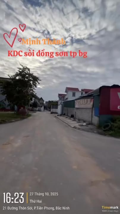 Đất nền KDC Sòi Đồng Sơn Bắc Giang 111m² giá 7.1 tỷ - Cơ hội đầu tư sinh lời!