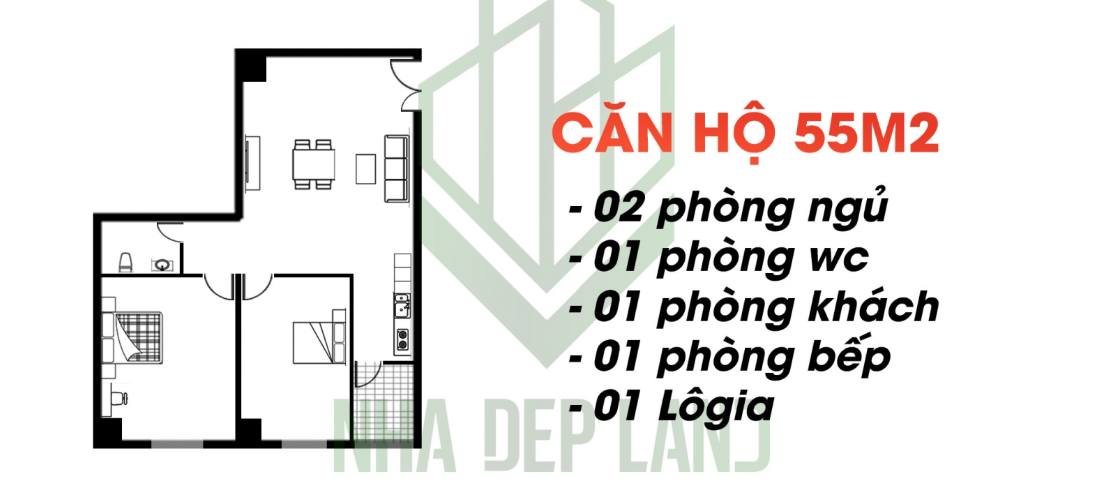 Chung cư 30T2 Nam Trung Yên 55.53m² giá 4.85 tỷ - Căn góc đẹp nhất tòa!