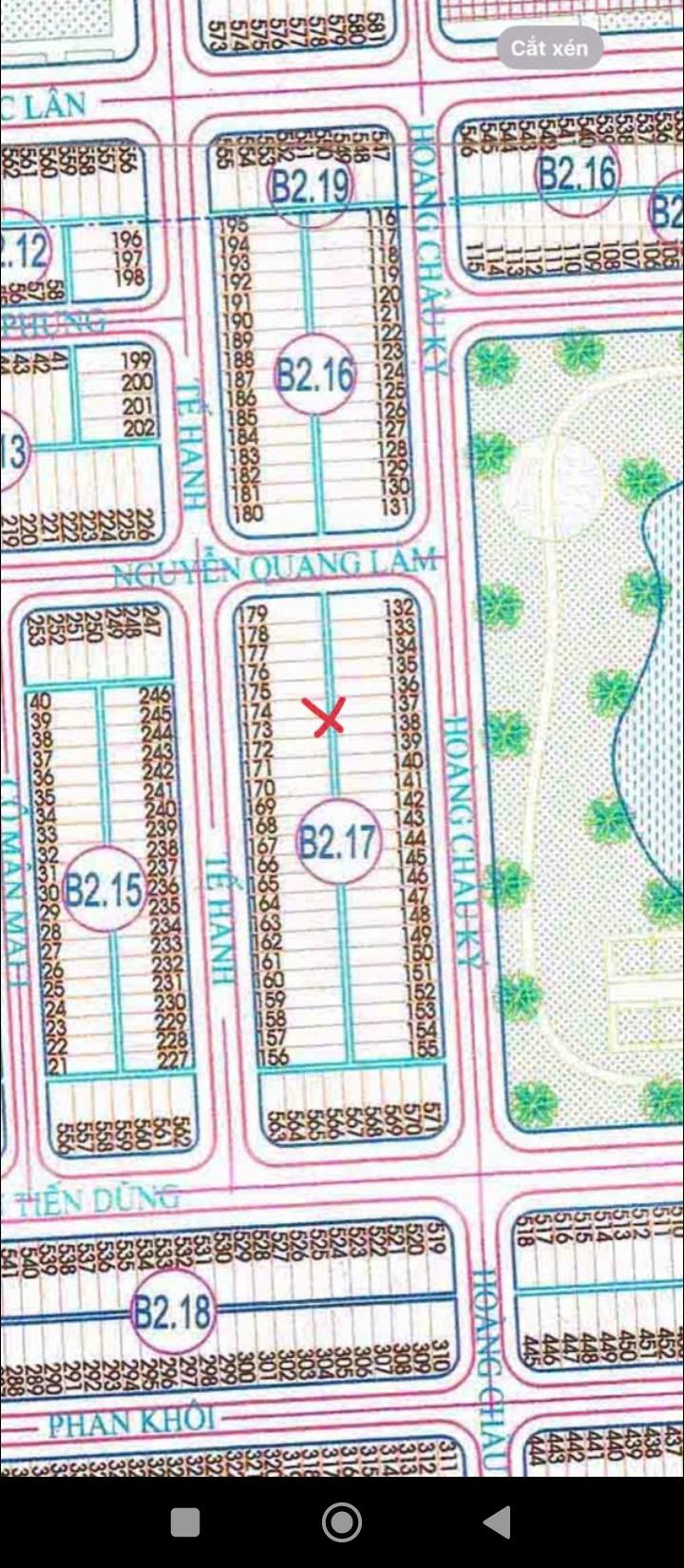 Đất nền đường Tế Hanh, Hòa Xuân, Cẩm Lệ 115m² giá 5 tỷ - Kinh doanh thuận lợi!