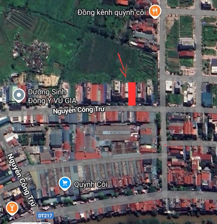 Đất chính chủ đường Nguyễn Công Trứ, Quỳnh Côi 90m² - Thương lượng giá tốt!