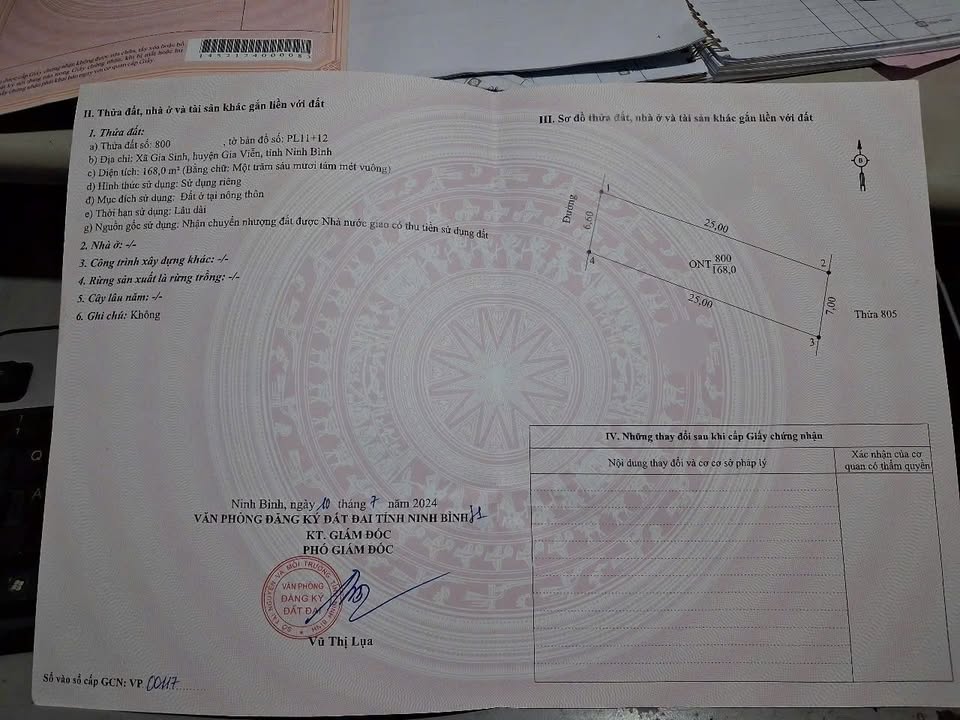 Đất nền 168m² khu phố 4, phường Gia Sinh - Gần trường và chợ, giá thỏa thuận!