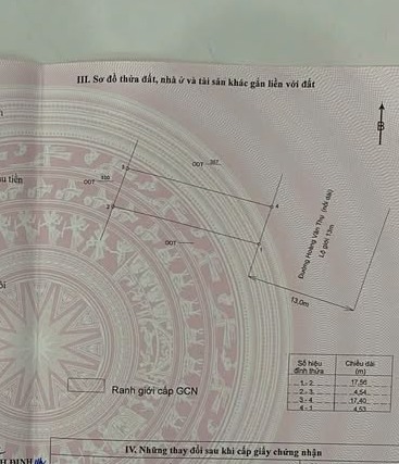 Đất nền mặt tiền đường Hoàng Văn Thụ, Quy Nhơn 79m² chỉ 6 tỷ - Cơ hội đầu tư tuyệt vời!