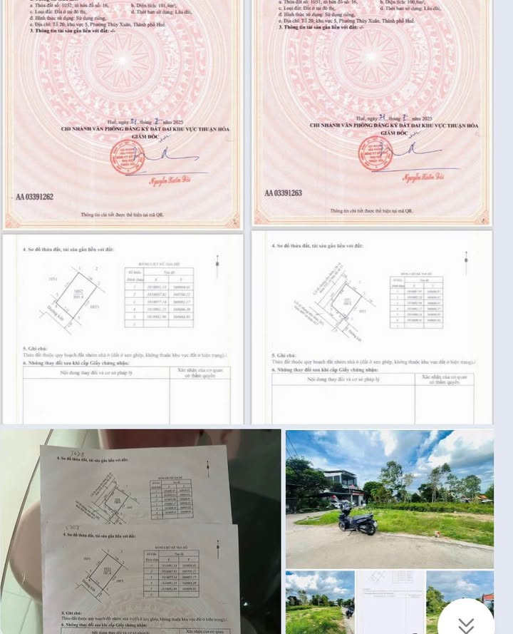Đất thổ cư Thủy Xuân 101m² giá 1.8 tỷ - Vị trí cao ráo, không ngập lụt!