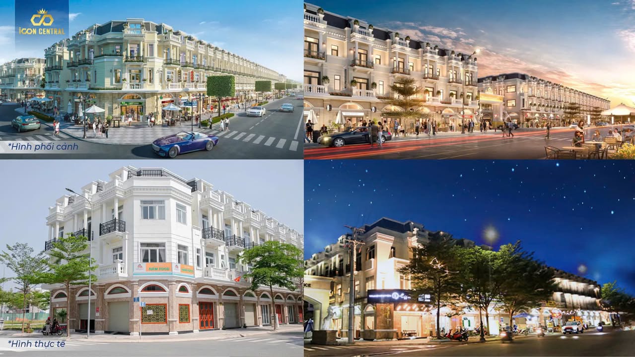 Shophouse Icon Central Premier Residence Dĩ An 75m² giá 1,4 tỷ - Đầu tư sinh lời ngay!