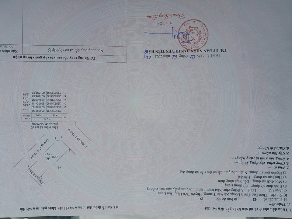 Đất liền kề Vân Trường, Tiền Hải, Thái Bình 267m² - Đầu tư sinh lời ngay!