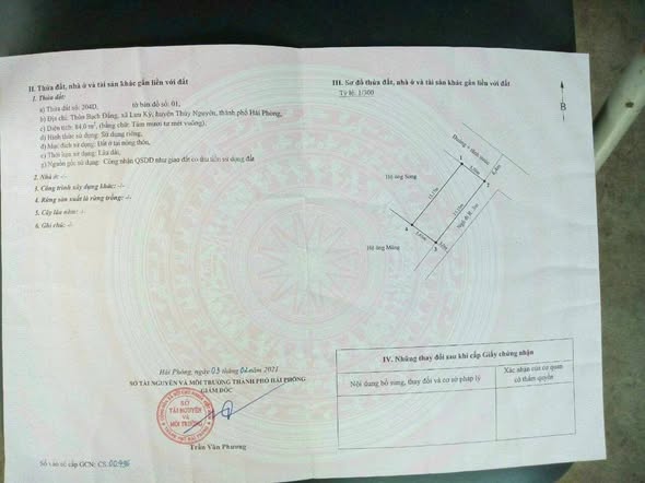 Đất nền Lưu Kiếm, Thủy Nguyên 84m² giá 1.3 tỷ - Lô góc nở hậu, kinh doanh thuận lợi!