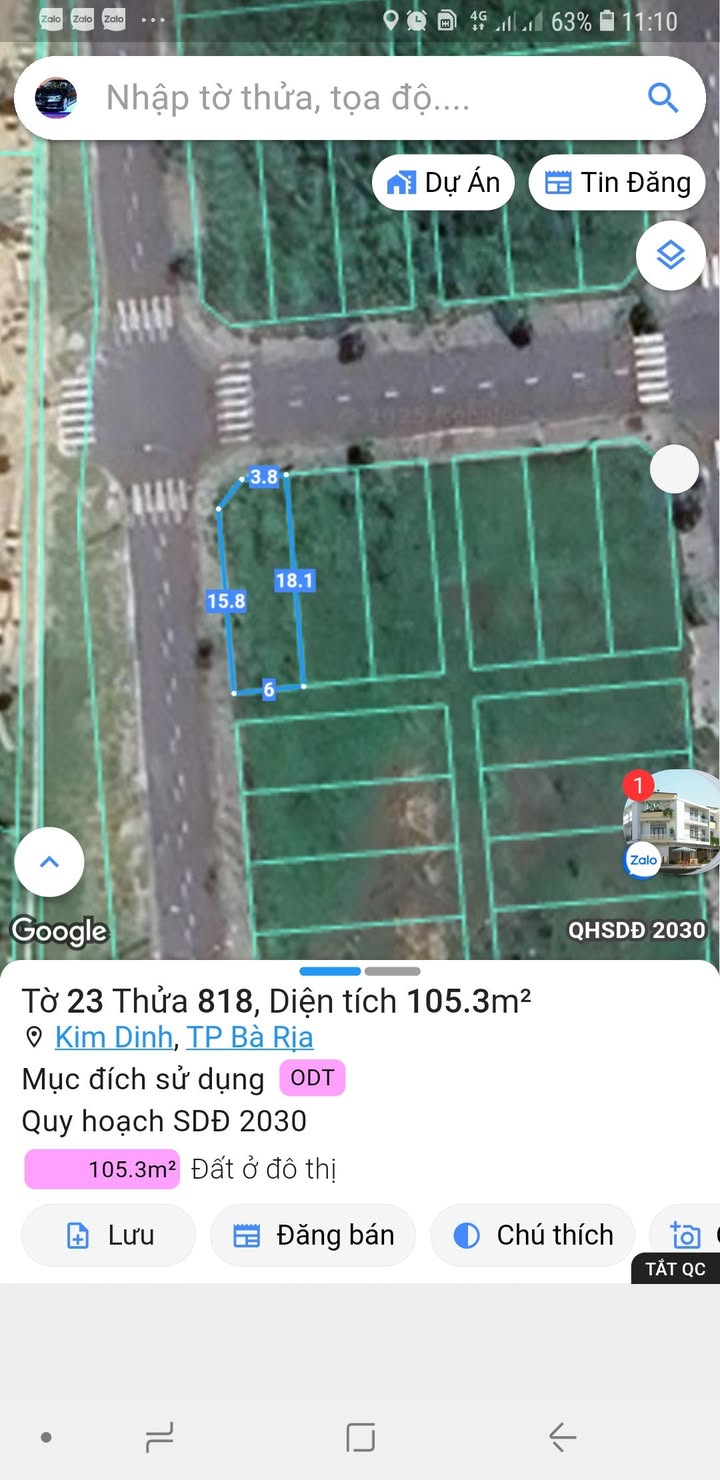 Đất nền 2 mặt tiền KDC Đồng Nhân, 108m² giá 2 tỷ - Cơ hội đầu tư lý tưởng!