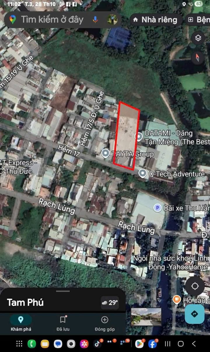 Đất hẻm đường Ụ Ghe, Thủ Đức 2400m² giá 70 tỷ - Đầu tư sinh lời ngay!