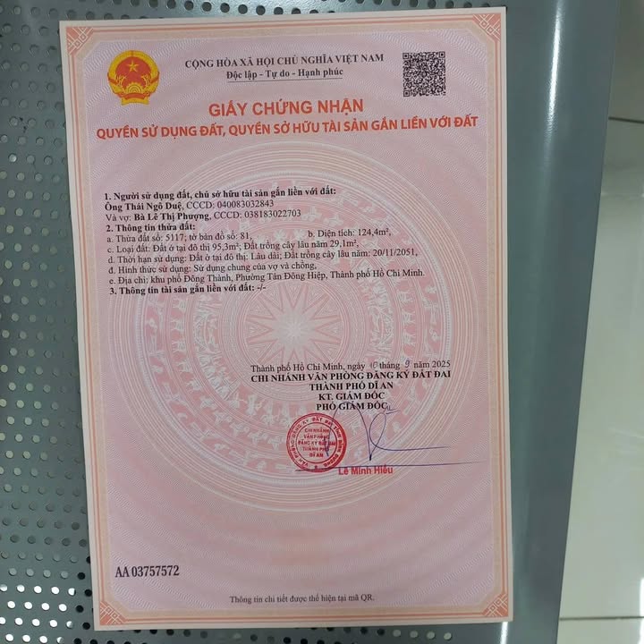 Đất nền Khu phố Đông Thành, Dĩ An 124m² giá 3,5 tỷ - Ngang 6,35m, vị trí đẹp!