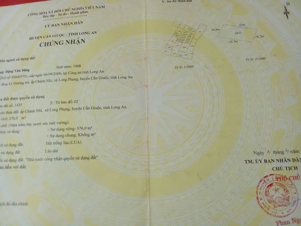 Đất nền Long Phụng Cần Giuộc 670m² giá 450 triệu - Đầu tư sinh lời lý tưởng!