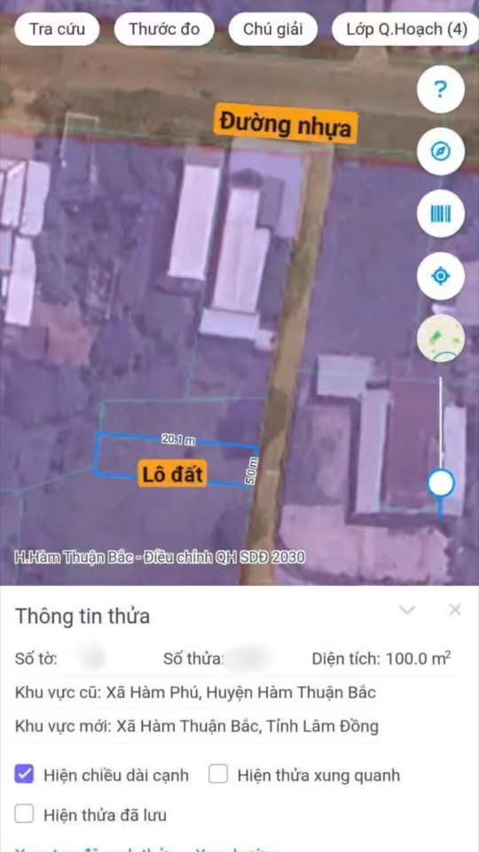 Đất thổ cư Phú Điền, Hàm Thuận Bắc 100m² chỉ 270 triệu - Cơ hội đầu tư giá rẻ!