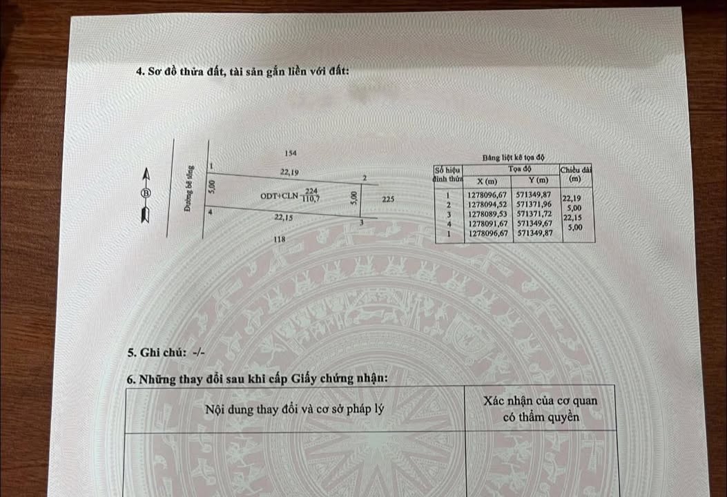 Đất thổ cư xã Tân Châu 110m² giá 355 triệu - Gần trường cấp 3 Tân Châu!