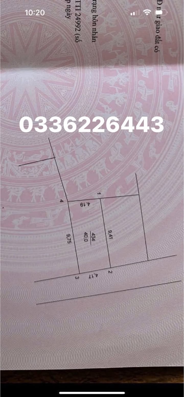 Đất kinh doanh trục chính Nhị Khê 37m² - Pháp lý rõ ràng, giá thỏa thuận!