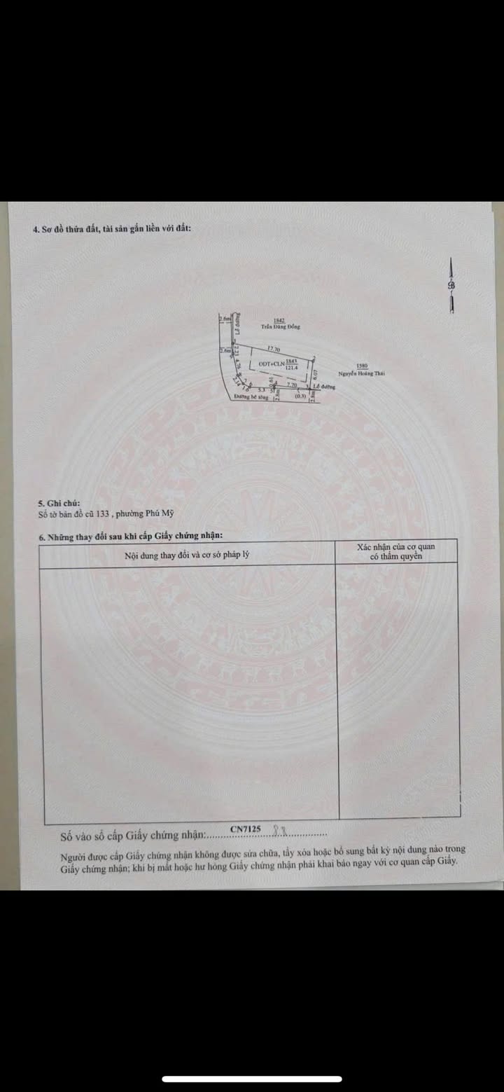 Đất nền Phú Mỹ, Thủ Dầu Một 121m² giá 2.5 tỷ - Lô góc 2 mặt tiền đẹp