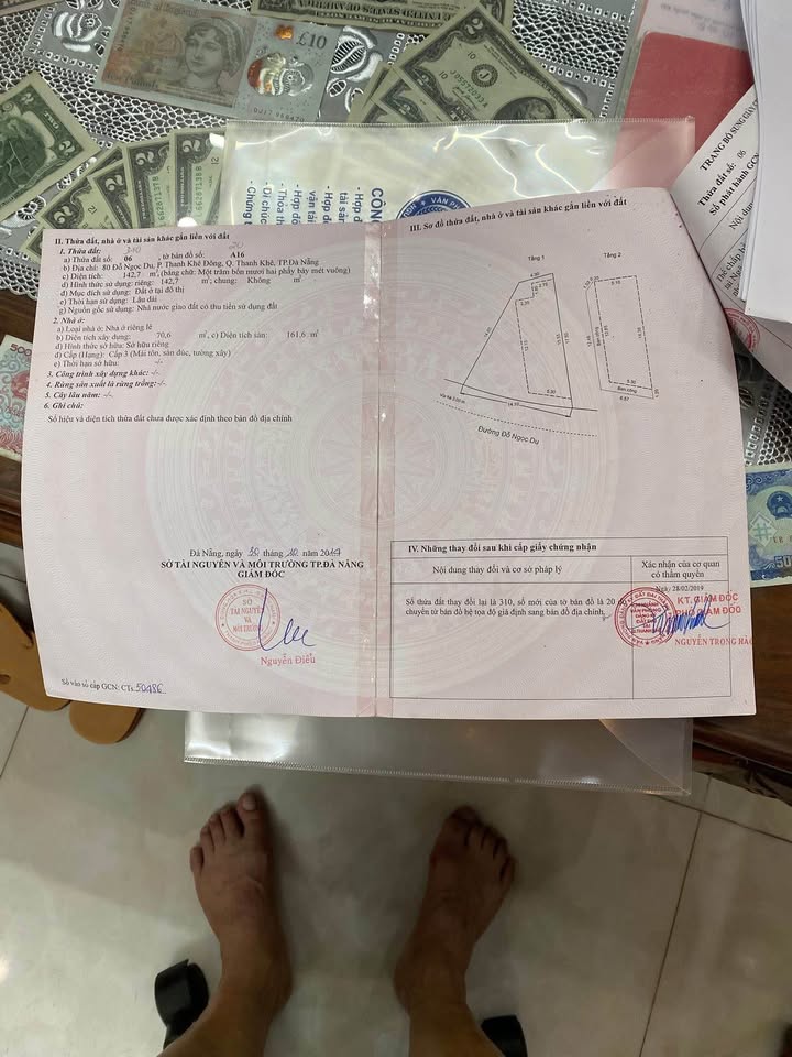 Đất mặt tiền Đỗ Ngọc Du, phường Thanh Khê, 142m² - Cơ hội đầu tư tuyệt vời!