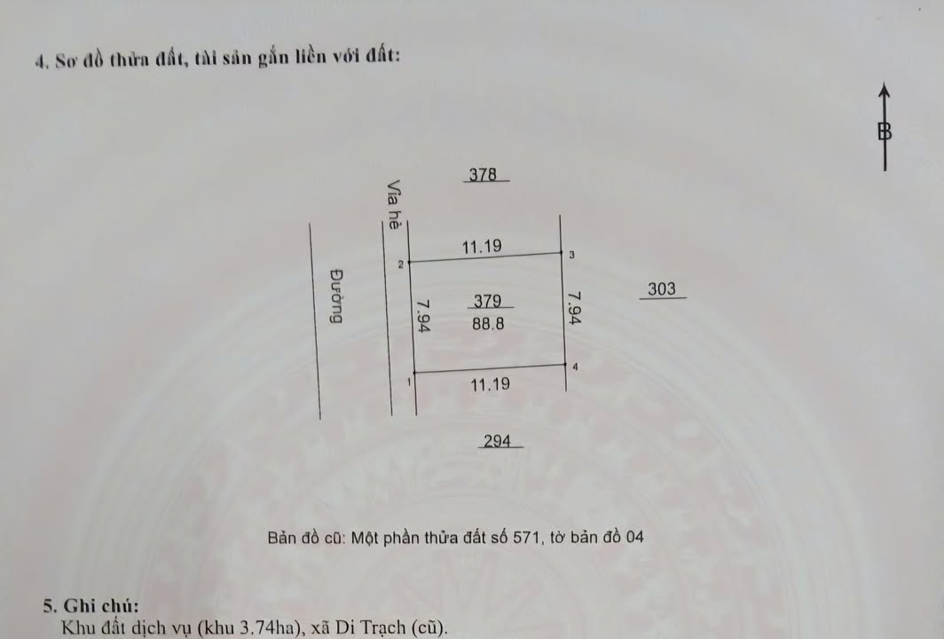 Đất dịch vụ Di Trạch, Hoài Đức 88.8m² giá 15.147 tỷ - Tiềm năng tăng giá mạnh!