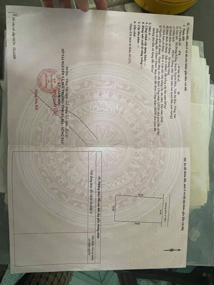 Đất nền Bưng Riềng, Xuyên Mộc 140m² giá 280 triệu - Cơ hội đầu tư tuyệt vời!