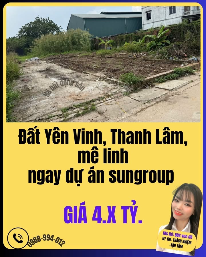 Lô đất Thanh Lâm, Mê Linh 67m² – Vị trí vàng, sinh lời bền vững!