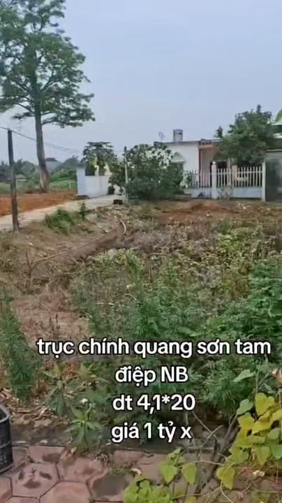 Đất nền Quang Sơn, Tam Điệp 82m² giá 1 tỷ - Đầu tư sinh lời tốt!
