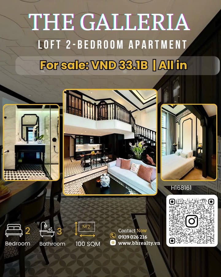 Penthouse The Galleria Metropole Thủ Thiêm 100m² giá 33.1 tỷ - Nội thất Indochine sang trọng