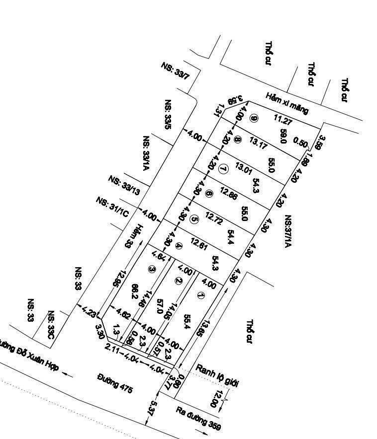 Mặt tiền VIP Đỗ Xuân Hợp, Phước Long A 54.2m² giá 5.5 tỷ - Kinh doanh đa ngành nghề sinh lợi!