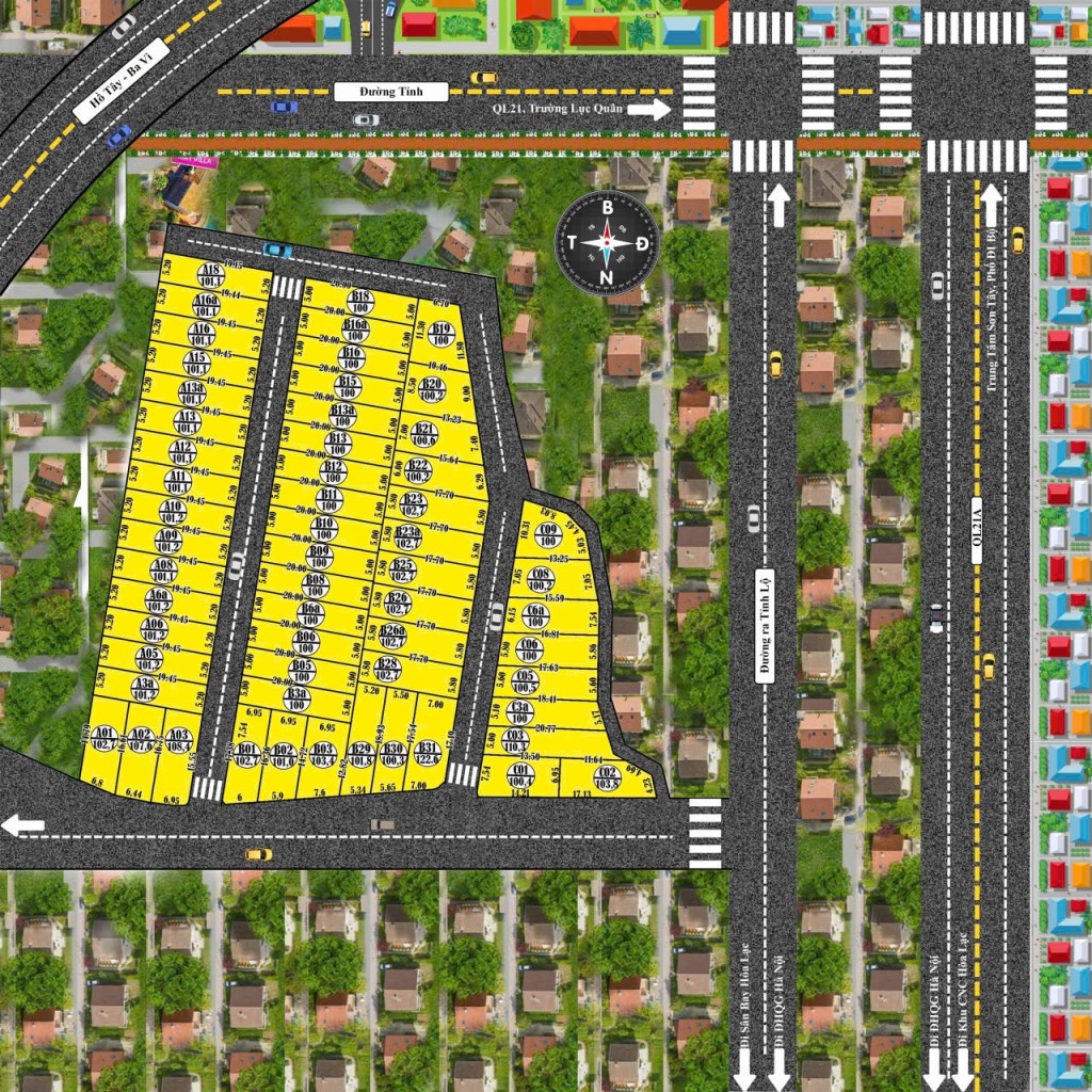 Đất thổ cư 100m² tại Hòa Lạc chỉ 3 tỷ - Tiềm năng tăng giá mạnh!