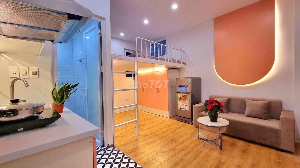 Căn hộ Duplex 30m² giá 4.4 triệu - Full nội thất mới, trung tâm Bình Thạnh!