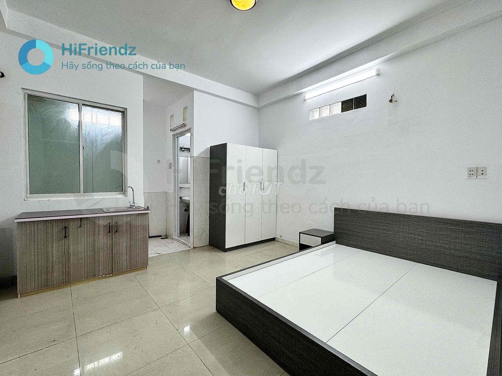 Studio cho thuê tại Bình Thạnh 25m² giá 4.2 triệu - Siêu thoáng, gần chợ Bà Chiểu!