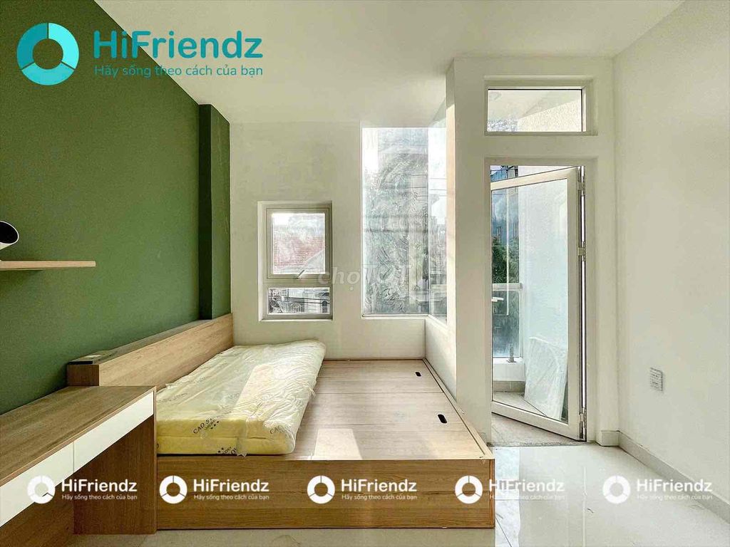 Căn hộ ban công cửa sổ trời 25m² giá 5.5 triệu - Decor đẹp, full nội thất cao cấp!