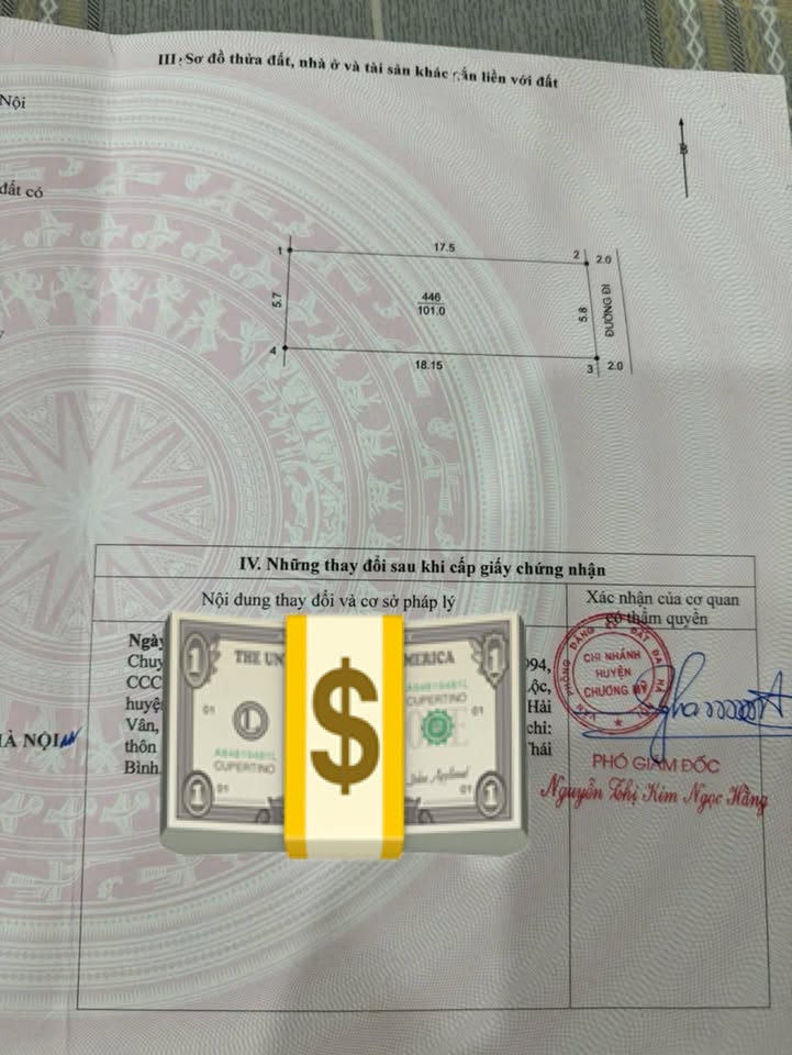 Đất thổ cư 101m² tại Đông Phương Yên, Chương Mỹ - Giá đầu tư hấp dẫn 3x tỷ!