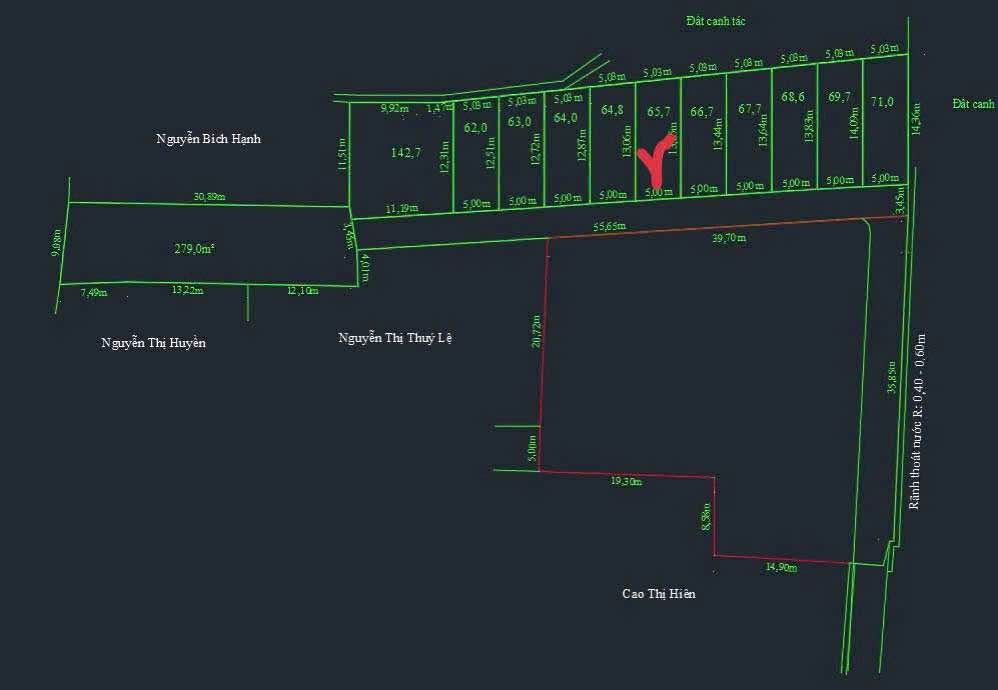 Lô đất 65m² Thôn Sử 2, xã Hoa Động, Thủy Nguyên - Giá 1.3 tỷ, gần chợ và trường học!