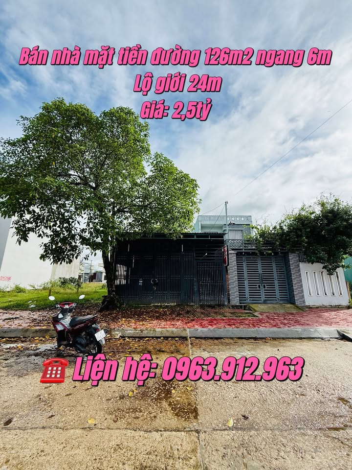 Nhà mặt tiền Giáp Văn Cương, Quy Nhơn 126m² - Đầu tư sinh lời hấp dẫn!