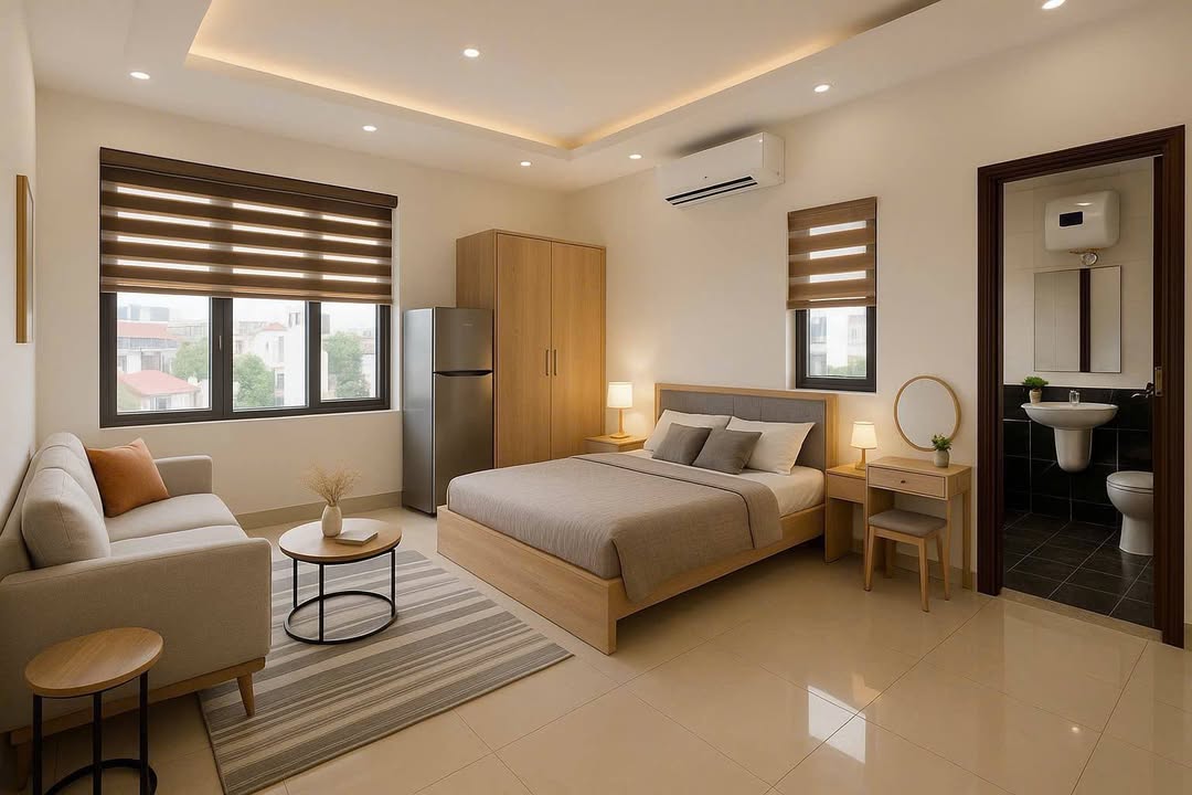 Căn hộ cho thuê Đường Trường Chinh, Đống Đa 30m² giá từ 4.5 triệu - Nội thất cao cấp, thang máy hiện đại!