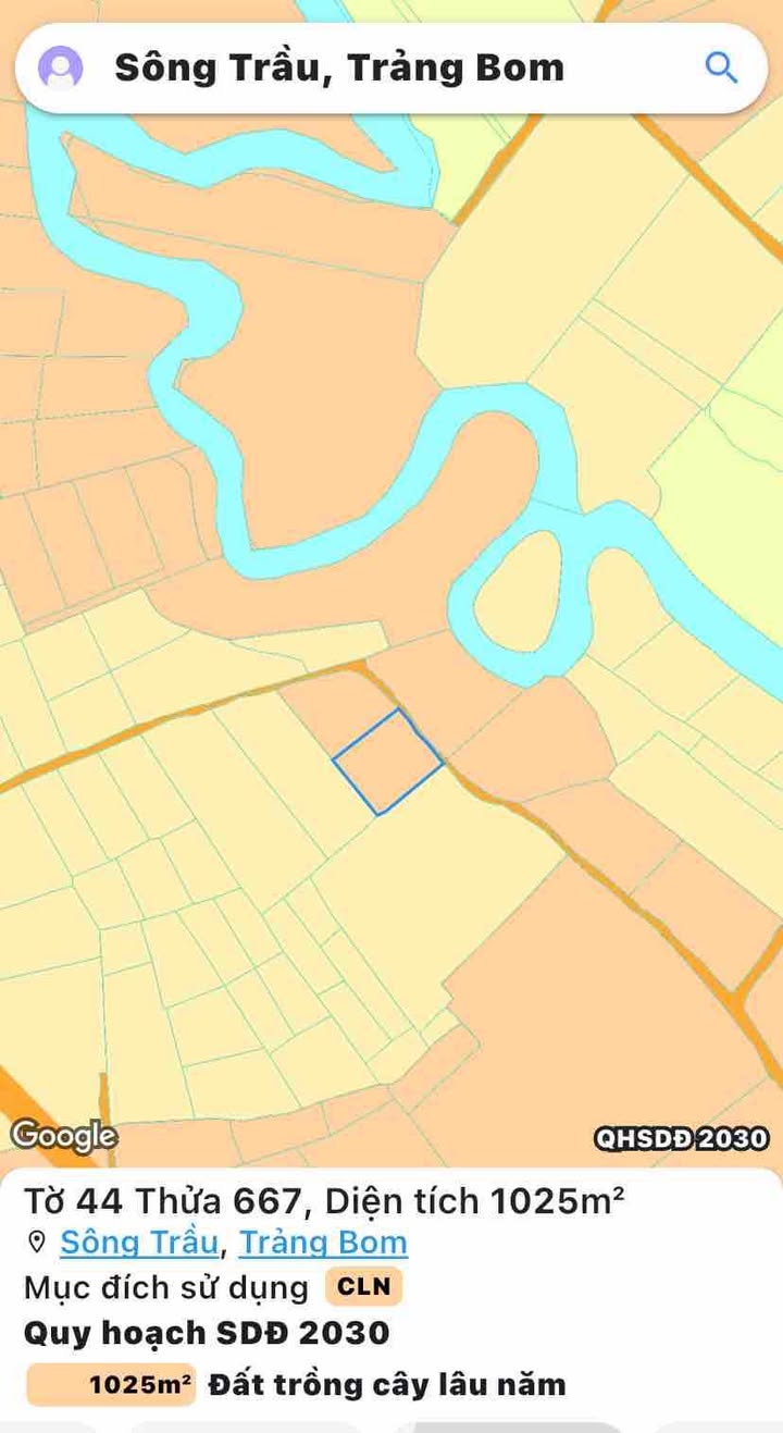 Đất nền 1 sào tại Sông Trầu, Trảng Bom giá 1.5 tỷ - Cơ hội đầu tư hấp dẫn!