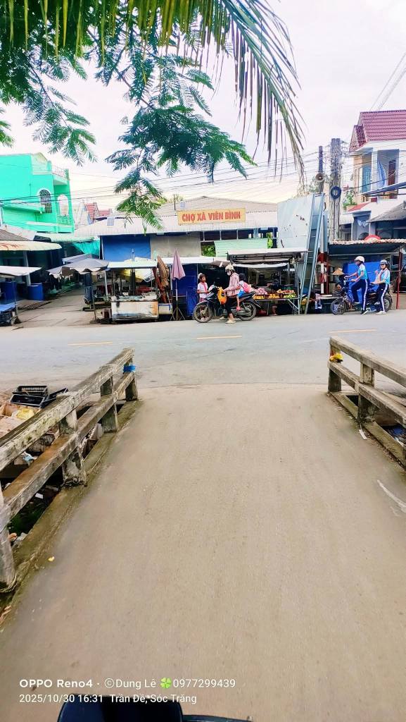 Đất mặt tiền lộ Dà L 3.5m - Viên Bình, Trần Đề, Sóc Trăng - Diện tích 3577m², giá chỉ 1.3 tỷ!