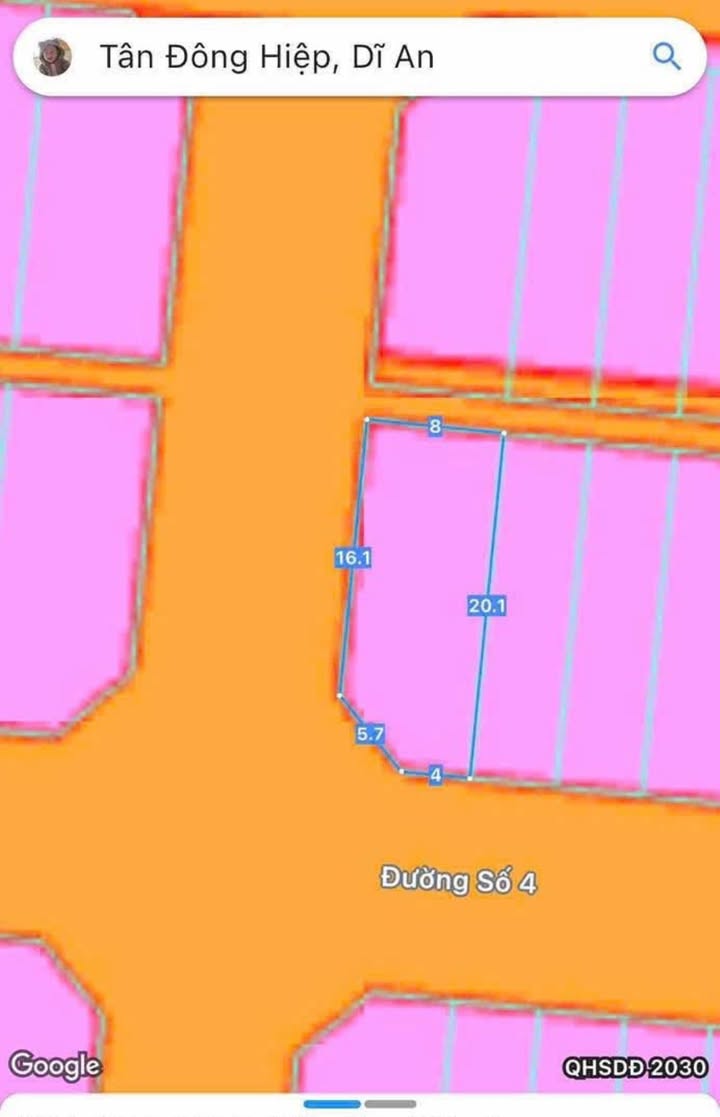 Đất nền góc 3 mặt tiền Tân Đông Hiệp 152m² giá 6 tỷ - Đầu tư sinh lời tốt!