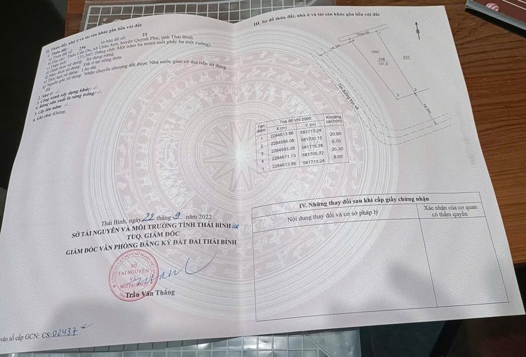 Đất nền lô góc 131m² Thôn Cẩn Du, Quỳnh Ngọc chỉ 1.5 tỷ - Cơ hội đầu tư hấp dẫn!