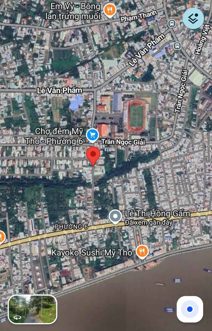 Đất mặt tiền Phan Lương Trực, Mỹ Tho 305m² giá 4 tỷ - Tiềm năng kinh doanh lớn!