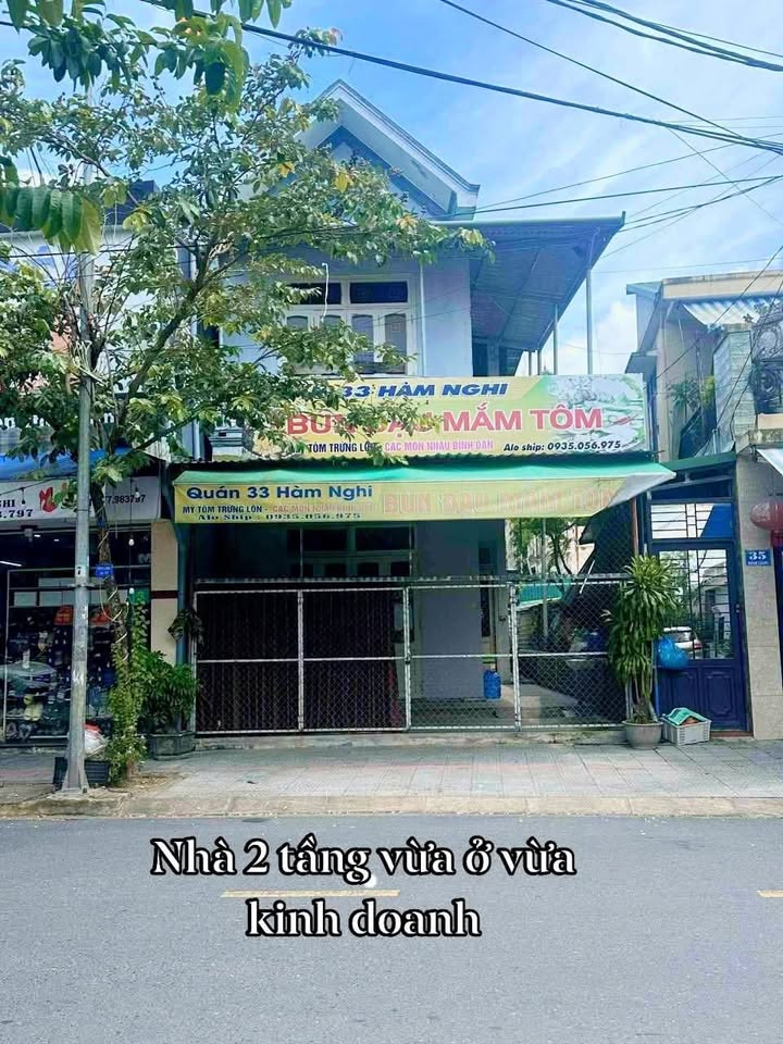 Nhà mặt tiền cho thuê 2 tầng tại 33 Hàm Nghi, Đông Hà - Vị trí đắc địa cho kinh doanh!