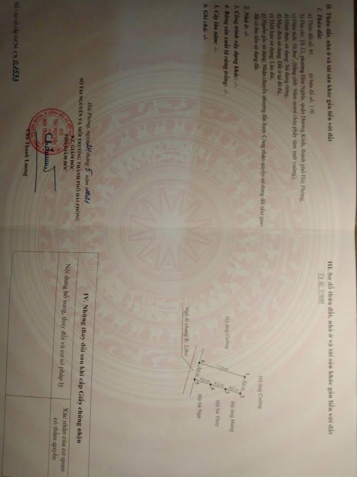 Đất ở Hòa Nghĩa Dương Kinh 59.8m² giá 600 triệu - Cơ hội đầu tư tuyệt vời!