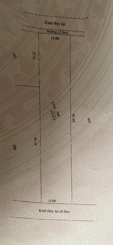 Đất 2 mặt tiền tại Thới Lai, Cần Thơ 1219.5m² - Tiềm năng đầu tư lớn!