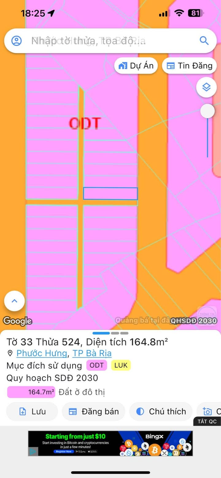 Đất thổ cư Bà Rịa - Vũng Tàu 500m² giá 2.95 tỷ - Gần chợ và trường học!