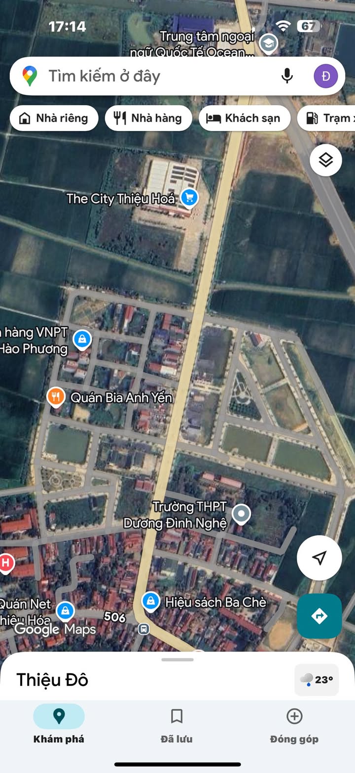 Đất nền Thiệu Trung 100m² giá rẻ - Sổ hồng chính chủ, mặt tiền 5m!