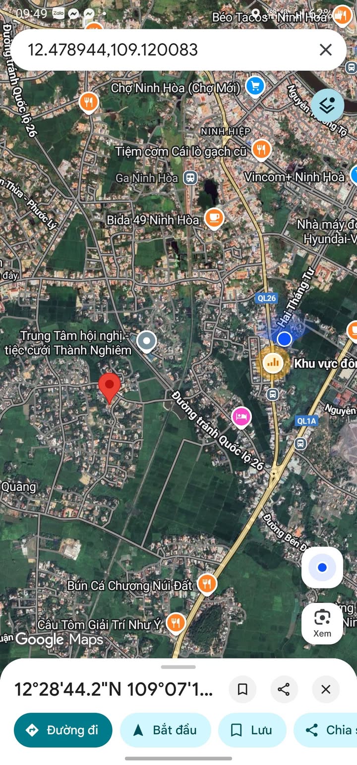 Đất thổ cư Ninh Quang 521m² giá 1 tỷ - Đầu tư sinh lời ngay!