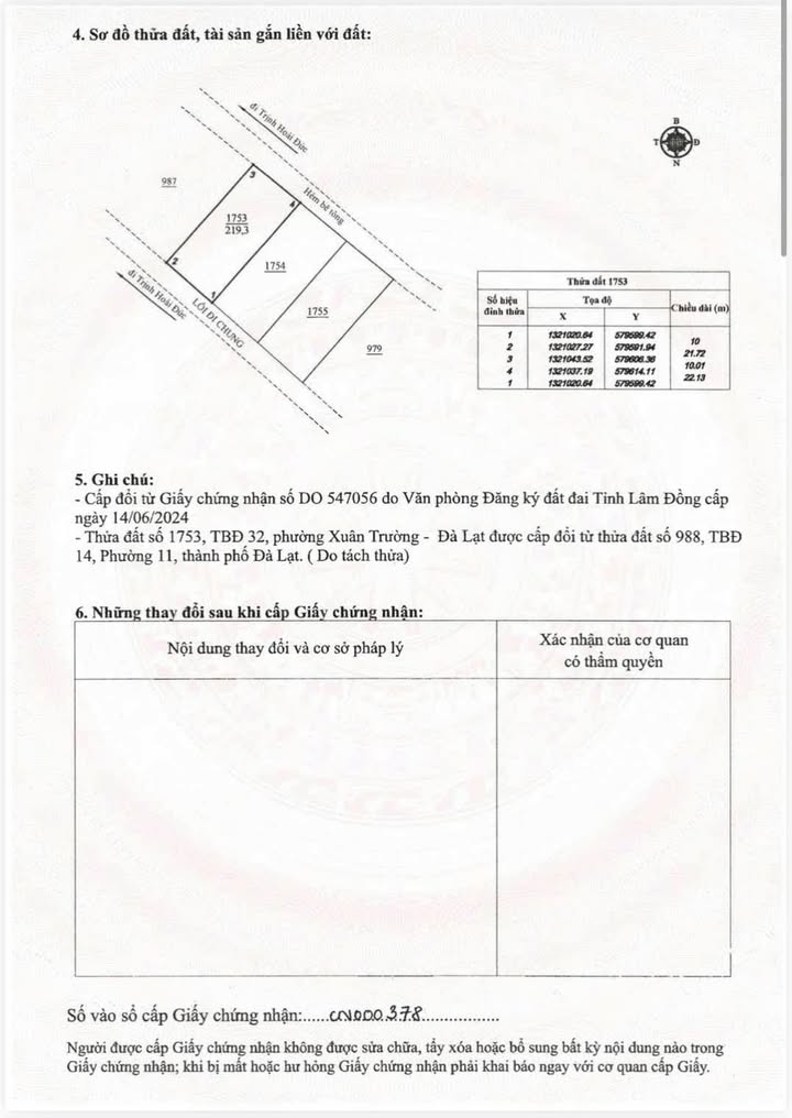 Đất nền hai mặt tiền đường Trịnh Hoài Đức, Đà Lạt, 226m² - Cơ hội đầu tư tuyệt vời!