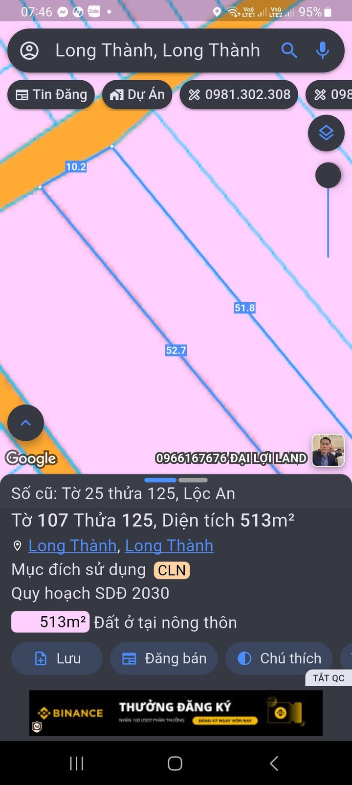 Đất nền Lộc An, Long Thành 500m² giá 3.1 tỷ - Cơ hội đầu tư tuyệt vời!