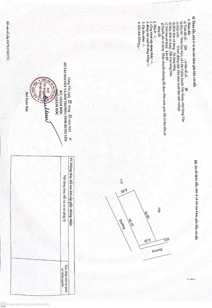 Đất nền 115m² xã Liên Nghĩa, Văn Giang - Đối diện trường THPT Dương Quảng Hàm, giao thông thuận tiện!