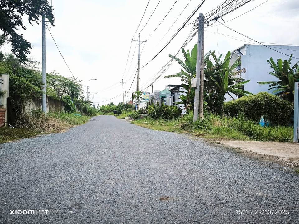 Đất thổ cư mặt tiền đường Quách Văn Tuấn, Tân An 154m² - Bán gấp chỉ 1.28 tỷ!